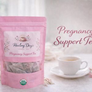 Pregnancy Support Herbal Tea – Gentle Relaxation & Wellness Blend (Loose Leaf or Tea Bags)