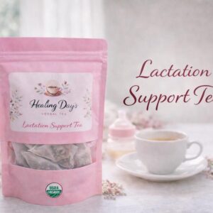 Lactation Support Tea – Nursing Herbal Blend for New Moms (Caffeine-Free)