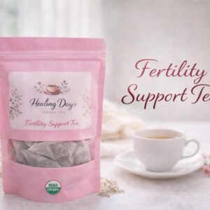 Fertility Support Herbal Tea – Women Wellness, Hormonal Balance & Relaxation (Caffeine-Free)
