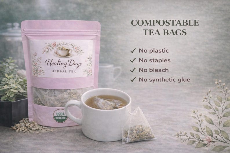 Fertility Support Herbal Tea – Women Wellness, Hormonal Balance & Relaxation (Caffeine-Free) - Image 4