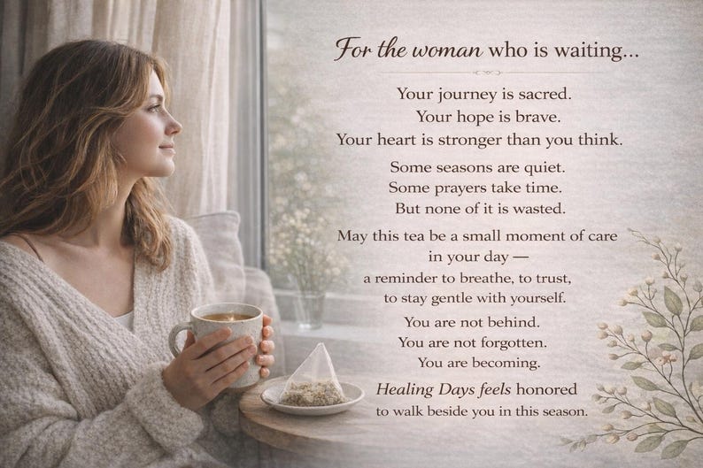 Fertility Support Herbal Tea – Women Wellness, Hormonal Balance & Relaxation (Caffeine-Free) - Image 7